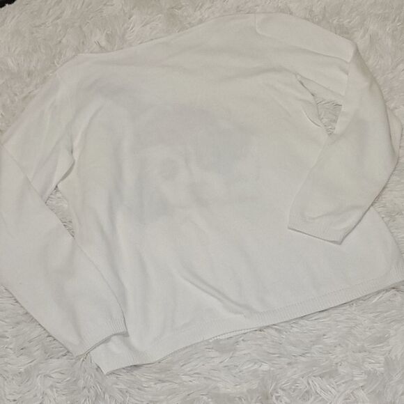 Dog with Bow Sweater Petite Small - Picture 4 of 5